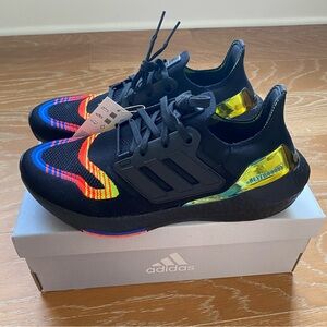 Men's adidas Ultraboost 22 'Linear Energy Black' Sneakers Size 9